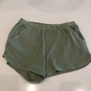Women's Green Shorts